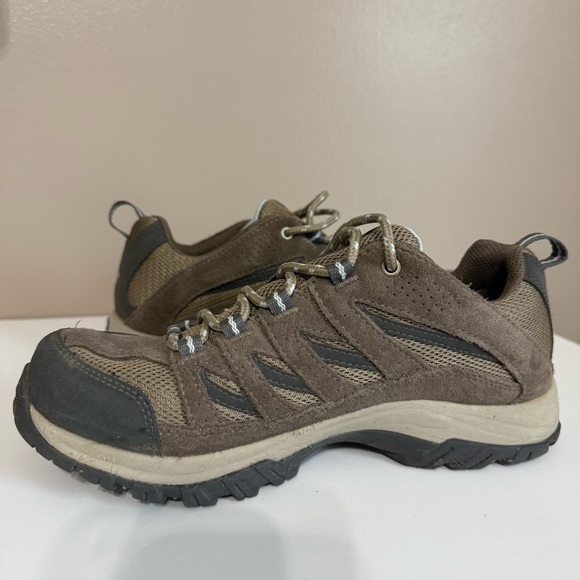 Columbia Crestwood‎ Waterproof Brown Hiking Low Trail Boots BL5372-227 Women’s 8 - Picture 3 of 12